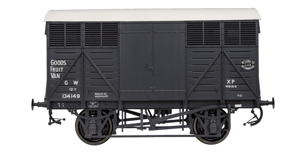 Dapol 7F-067-001 GW Fruit A Van Grey 134149, O Gauge