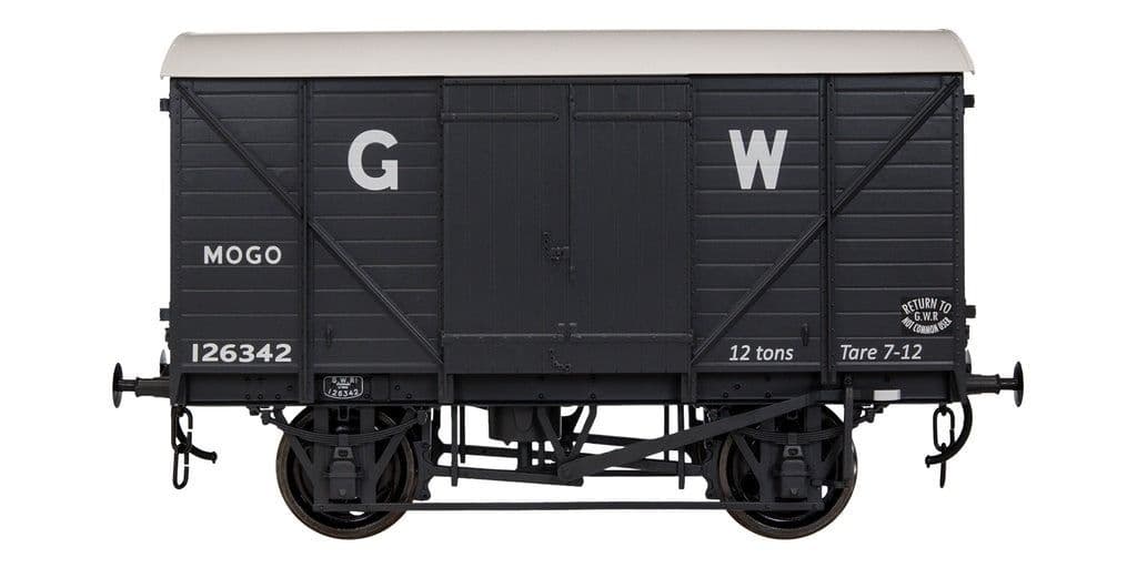 Dapol 7F-068-001 12t Mogo Van Great Western Grey 126342, O Gauge