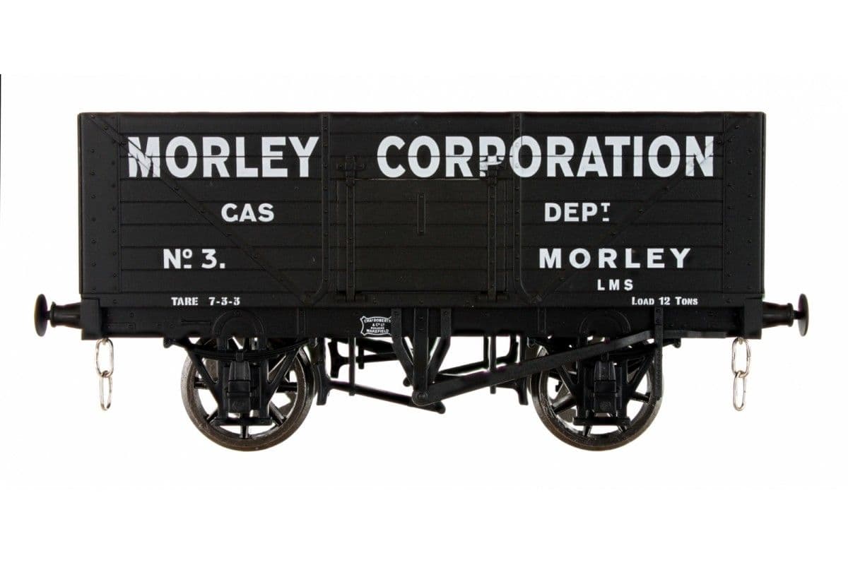 Dapol 7F-080-032 8 Plank Wagon Morley Corp 3, O Gauge *LAST FEW*