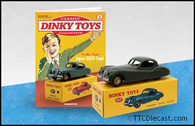 Dinky 157 Jaguar XK120 Reproduced by Atlas Editions *LAST FEW*