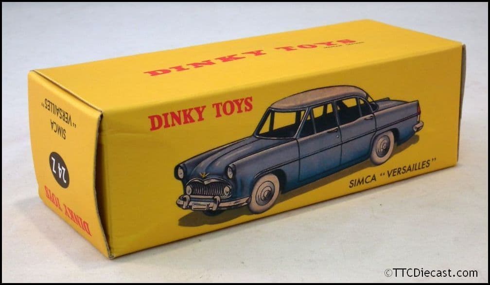 Dinky 24Z Simca Versailles - Yellow Reproduced by Atlas Editions