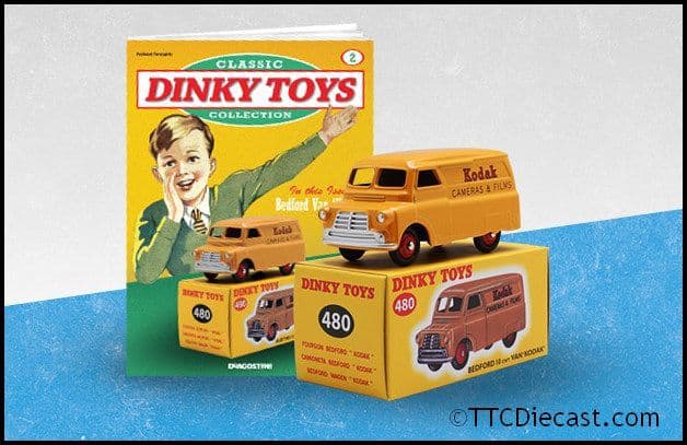 Dinky 480 Bedford Kodak Reproduced by Atlas Editions