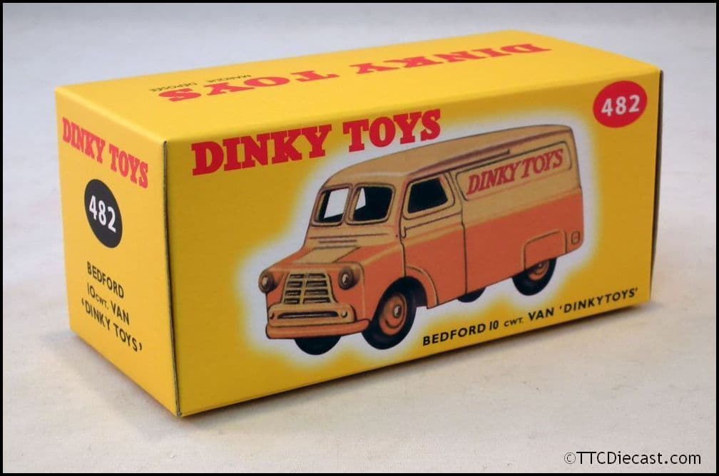 Dinky 482 Bedford 10cwt. Van Yellow Dinky Toys Reproduced by Atlas Editions