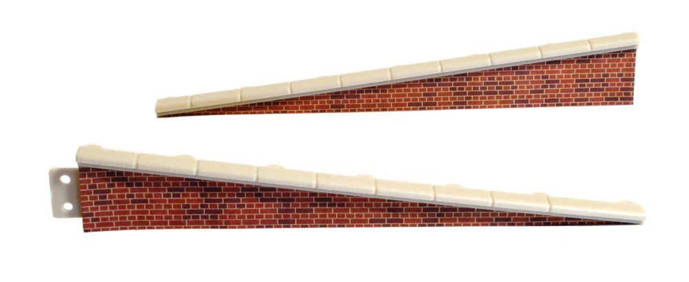 Peco LK-66 Platform Edging Ramps, brick type