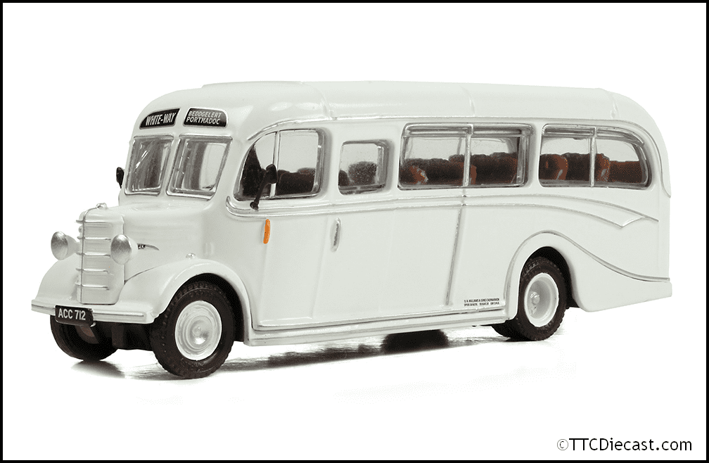 EFE E20142 Bedford OB Coach ACC712 Whiteway of Waenfawr - 1/76 Scale