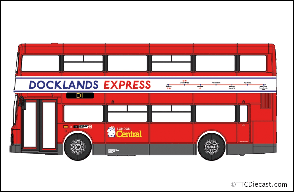 EFE E41002 Leyland Olympian Northern Counties Palatine 1- Docklands Express * Pre Order £33.96 *