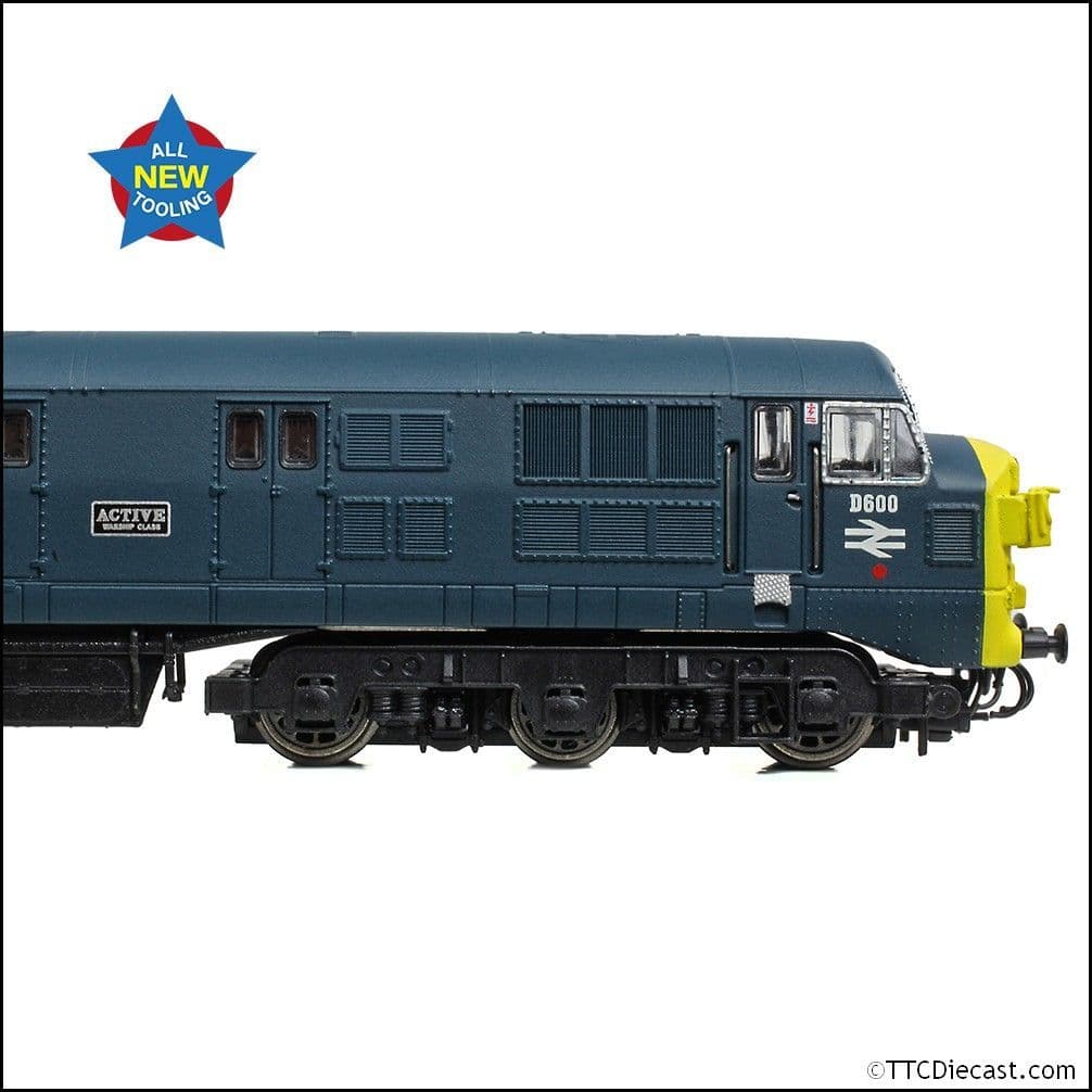 EFE Rail E84522 Class 41 'Warship' Headcode Box D600 'Active' BR Blue, N Gauge