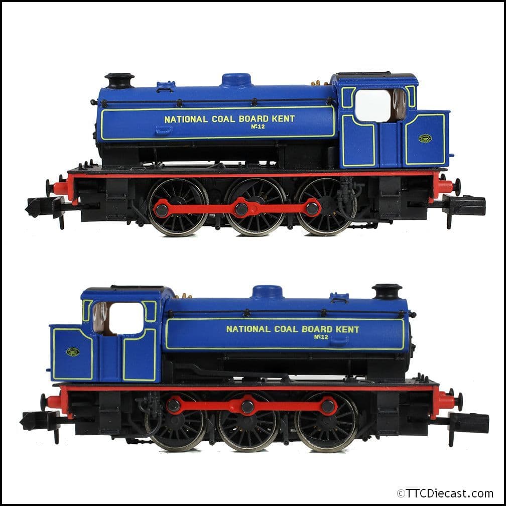 EFE Rail E85503 WD Austerity Saddle Tank No. 12 NCB Kent Lined Blue - N Gauge *LAST FEW*