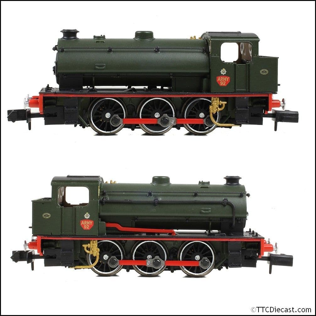 EFE Rail E85506 WD Austerity Saddle Tank Army 92 'Waggoner' Army Green N Gauge *LAST FEW*