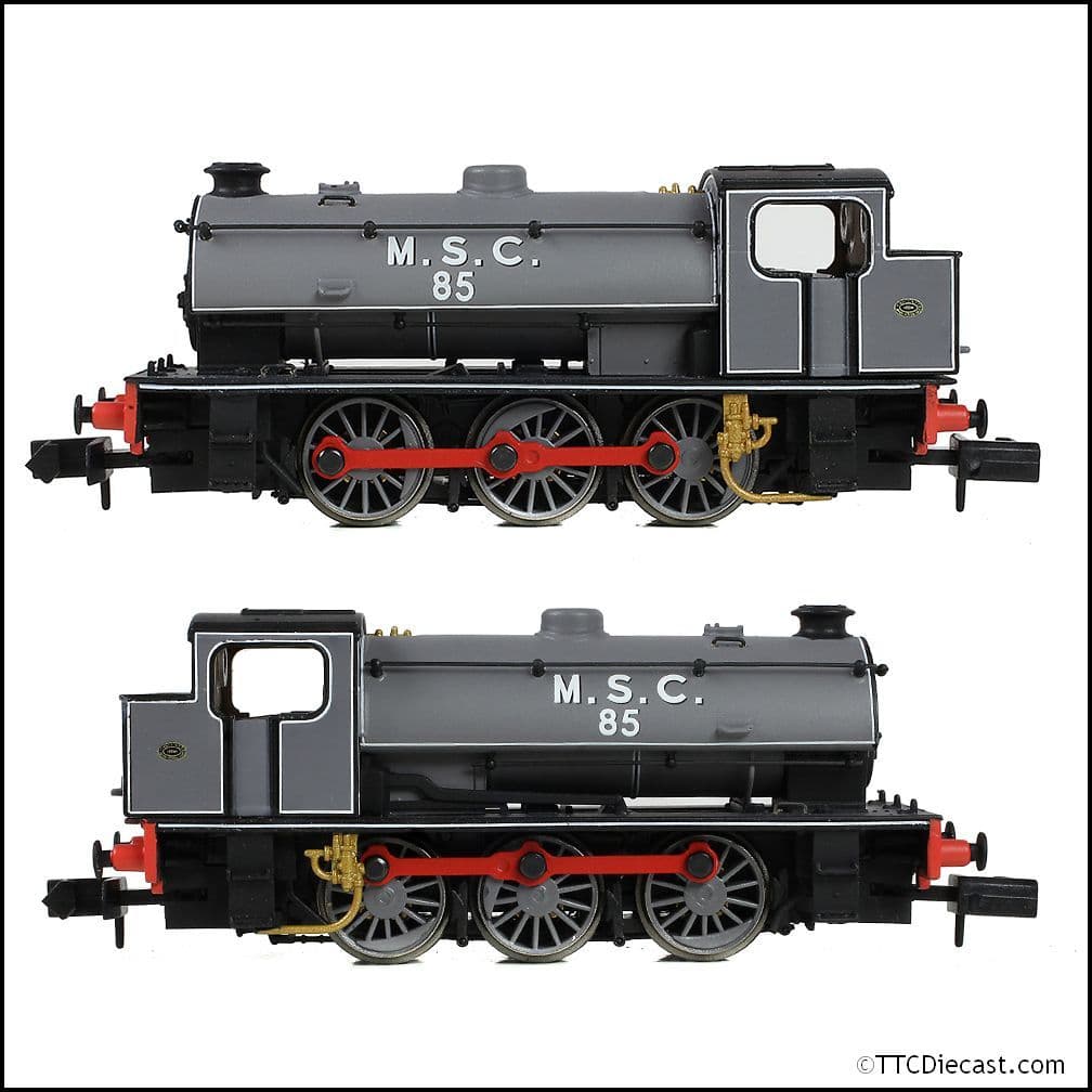 EFE Rail E85508 WD Austerity Saddle Tank 85 M.S.C. (Manchester Ship Canal) Lined - N Gauge *LAST FEW*