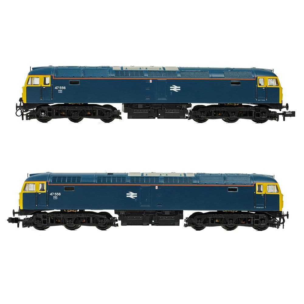 Farish 371-829B Class 47/4 47556 BR Blue, N Gauge