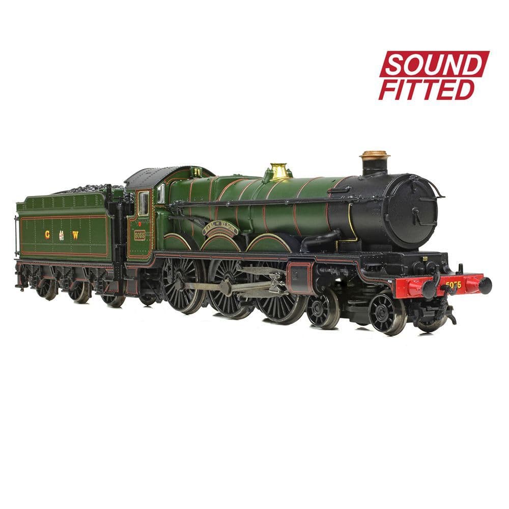Farish 372-034SF GWR 4073 'Castle' 5055 'Earl of Eldon' GWR Lined Green (GW Crest) (DCC SOUND) N Gauge *PRE ORDER £246.46*