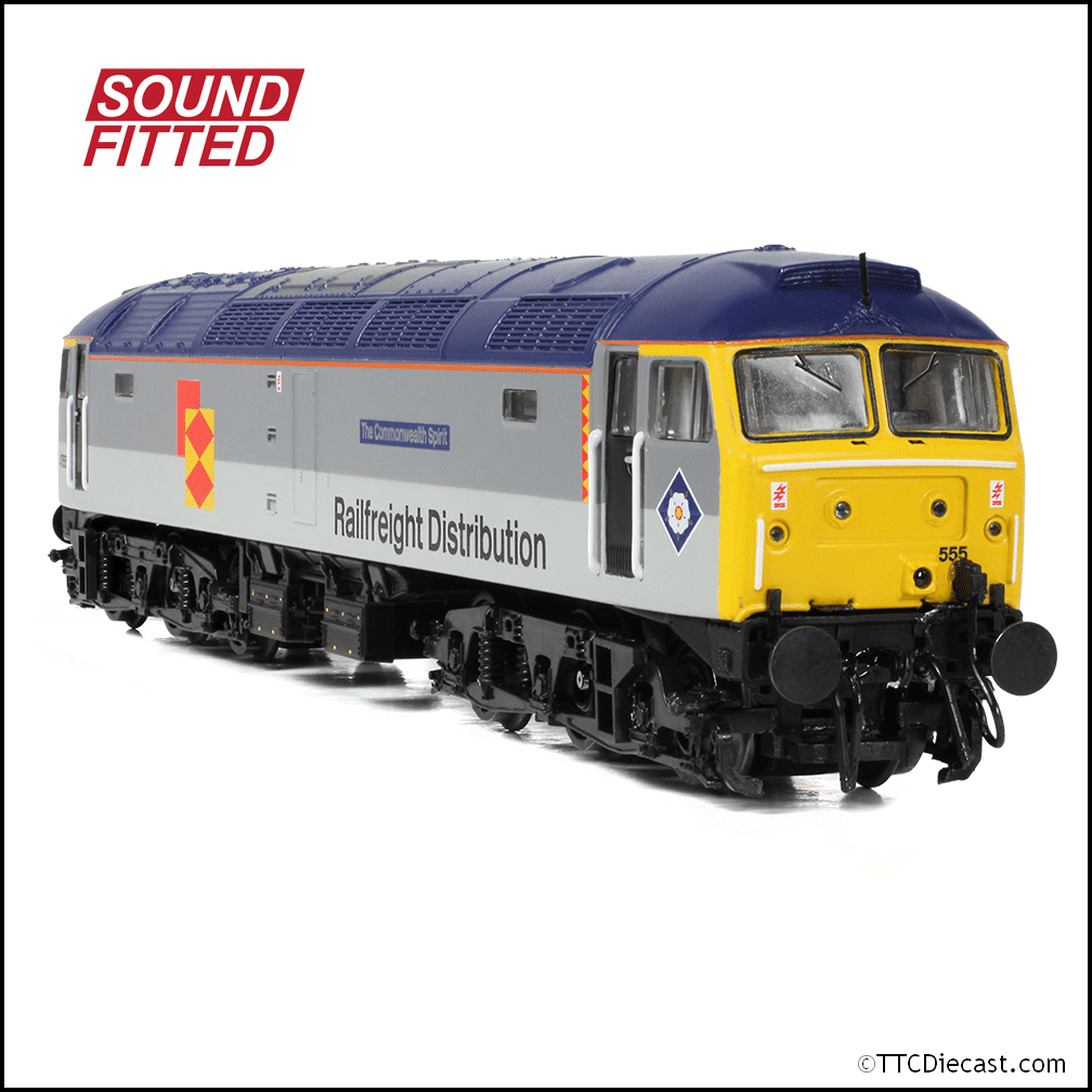 Farish 372-263SF Class 47/4 47555 'The Commonwealth Spirit' BR RF Distribution European N Gauge