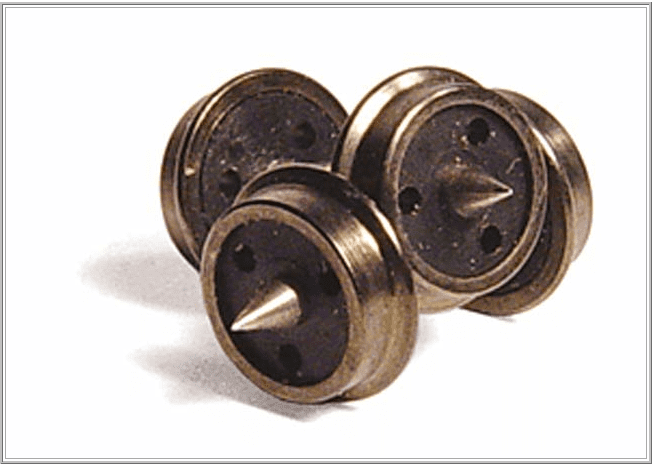 Farish 379-410 Wagon Wheels 3 Hole Disc (x10 Axles)