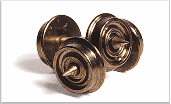 Farish 379-412 Coach Wheels (x10 Axles)