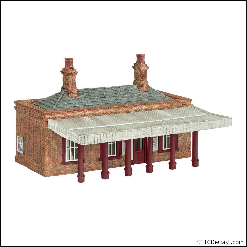 Scenecraft 42-0045R Suburban Station Red - N Gauge