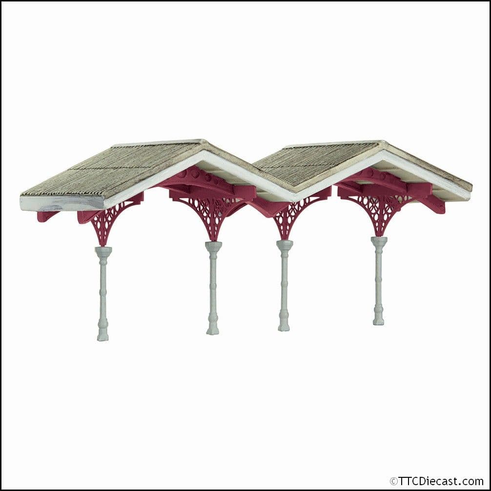 Scenecraft 42-0068R March Station Canopy Red - N Gauge