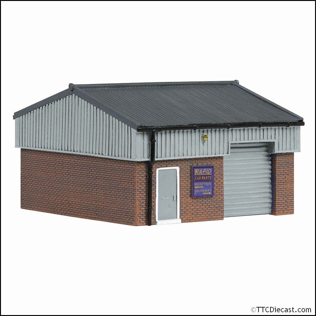 Scenecraft 42-0090G Small Industrial Unit Grey - N Gauge