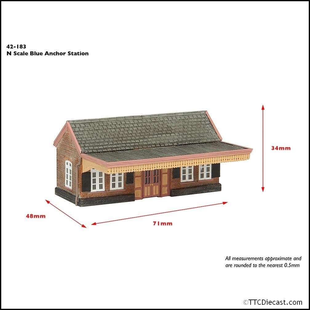 Scenecraft 42-183 Blue Anchor Station - N Gauge