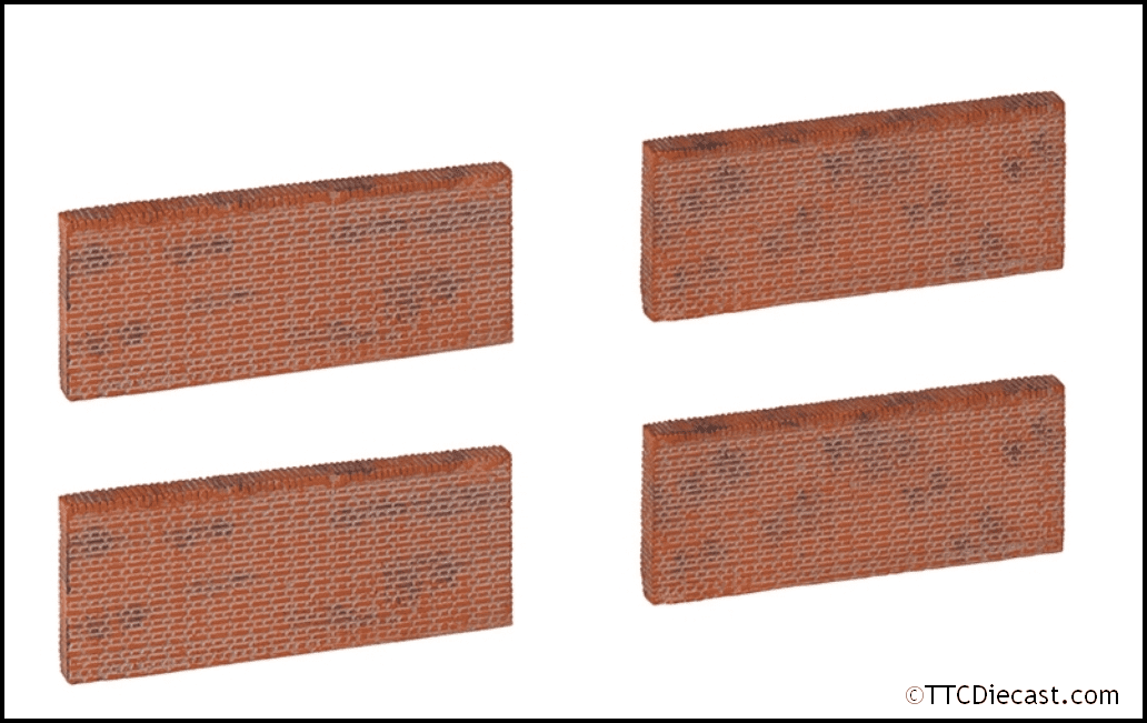 Farish 42-565 6ft Victorian Wall Sections