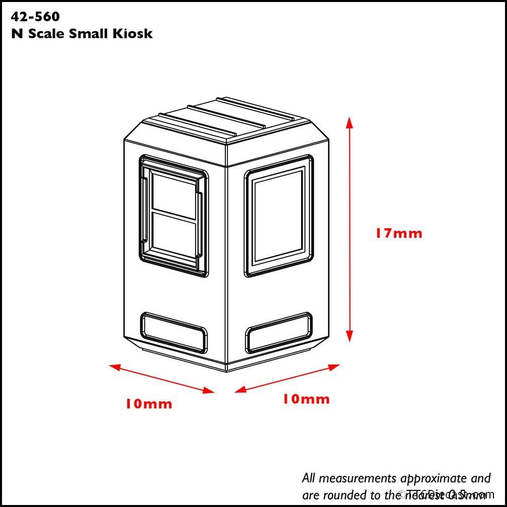 Farish 42-596 Small Kiosk, N Gauge