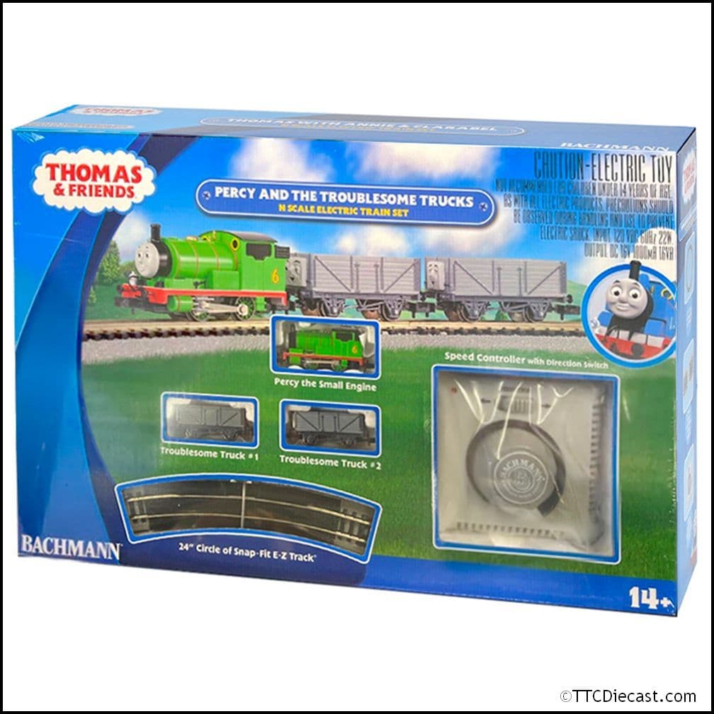 Farish Thomas & Friends 24030 Percy and the Troublesome Trucks Train Set N Gauge