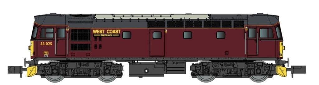 GM Collection GM2210602 Class 33 025 WCRC N Gauge - PRE ORDER £127.46