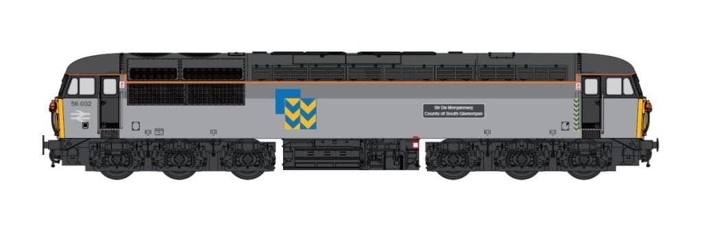 GM Collection GM2210701 Class 56 032 County of South Glamorgan Railfreight Metals PRE ORDER £135.93