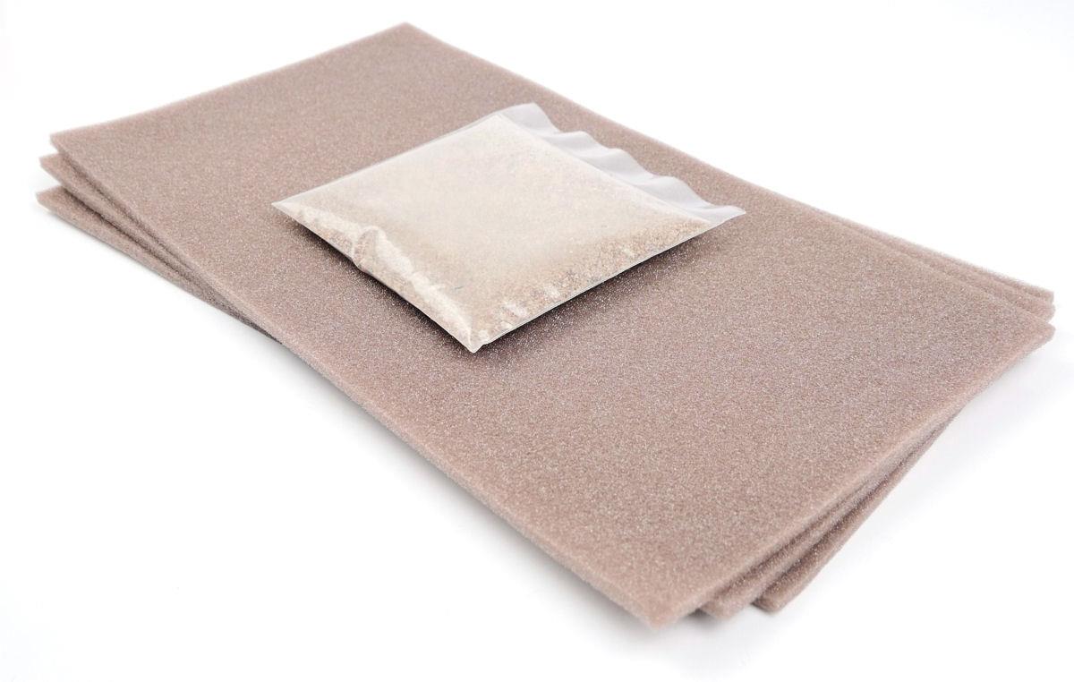 Gaugemaster GM214 Brown Ballasted Underlay OO Brown Point/Crossing Kit, OO Gauge