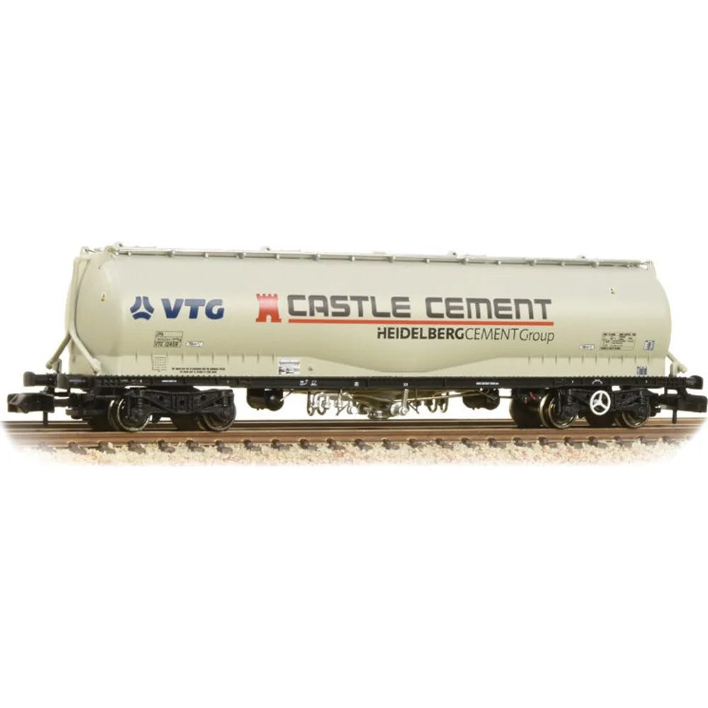 Farish 377-676B JPA Bogie Cement Tank Wagon VTG 'Castle Cement' Grey *LAST ONE**, OO Gauge