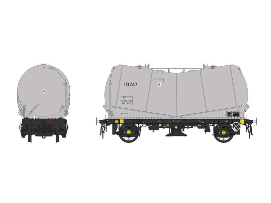 Heljan 1062 PCA Tank Wagon BCC Grey 10747 O Gauge