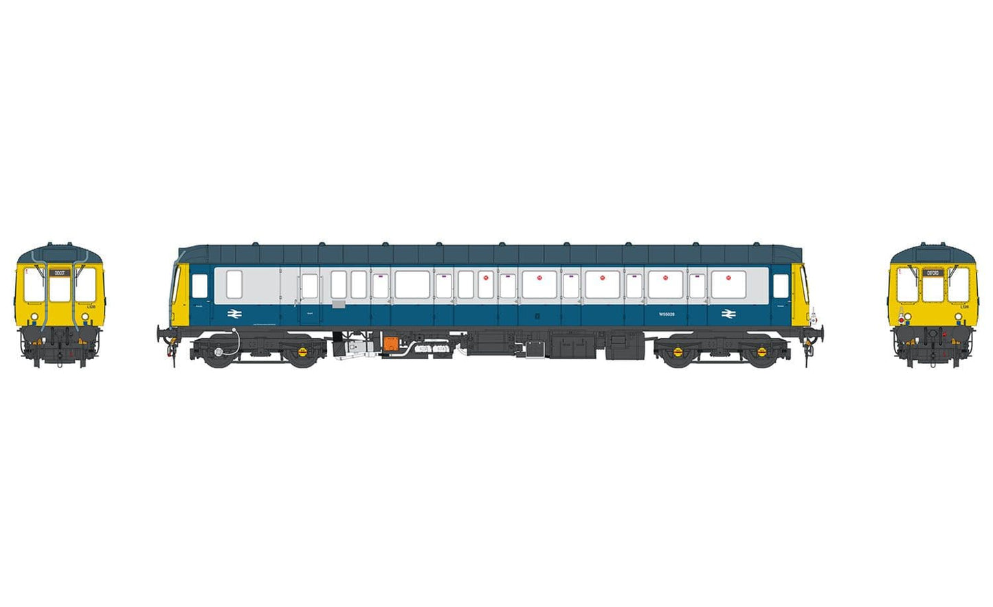 Heljan 1213 Class 121 Diesel Railcar W55028 BR Blue/Grey *PRE ORDER £ 313.65 *