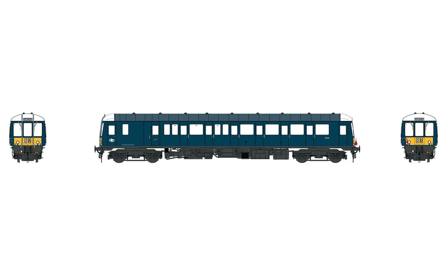 Heljan 1226 Class 122 Diesel Railcar W55008 BR Blue W/SYP White Roof * PRE ORDER £ 313.65 *