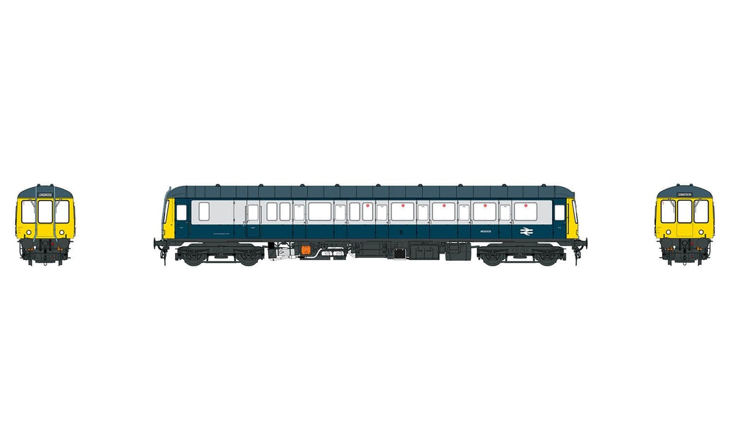 Heljan 1231 Class 122 Diesel Railcar M55009 BR Blue/Grey * PRE ORDER £ 313.65 *