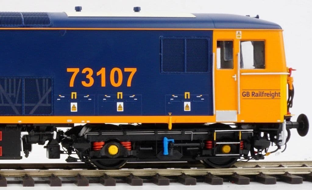 Heljan 7310 Class 73 107 'Tracy' GB Railfreight Blue/Orange , O Gauge