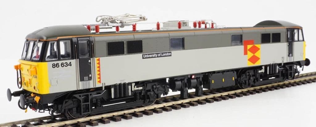 Heljan 8641 Class 86 86634 'University of London' Railfreight Distribution Grey, OO Gauge