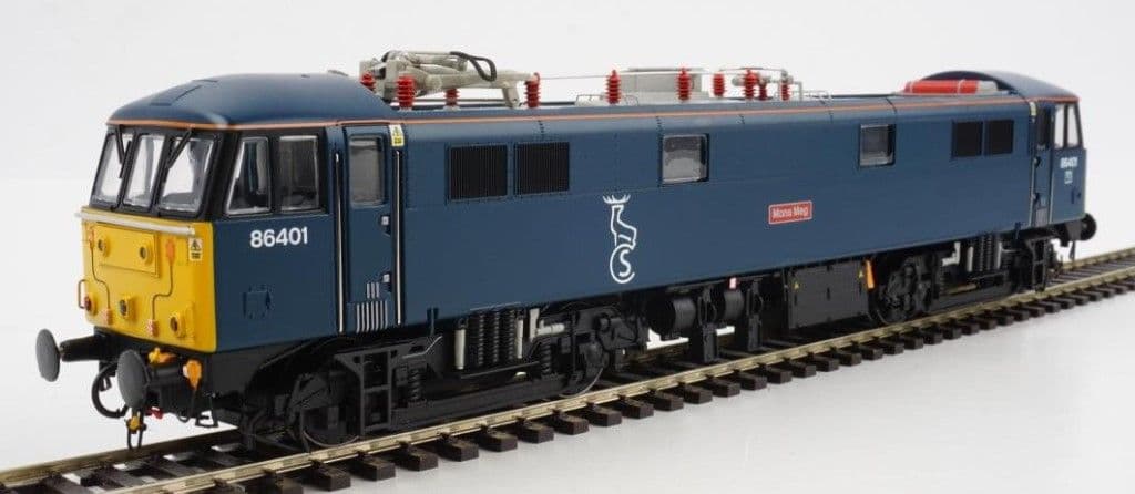 Heljan 8645 Class 86 86401 'Mons Meg' Caledonian Sleeper, OO Gauge