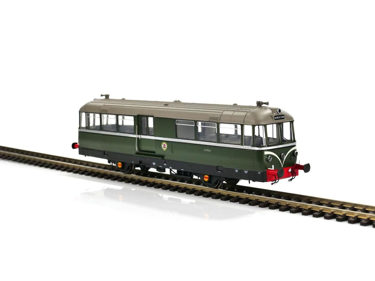 Heljan 8707 WM Railbus E79963 BR Green w/Speed Whiskers, OO Gauge
