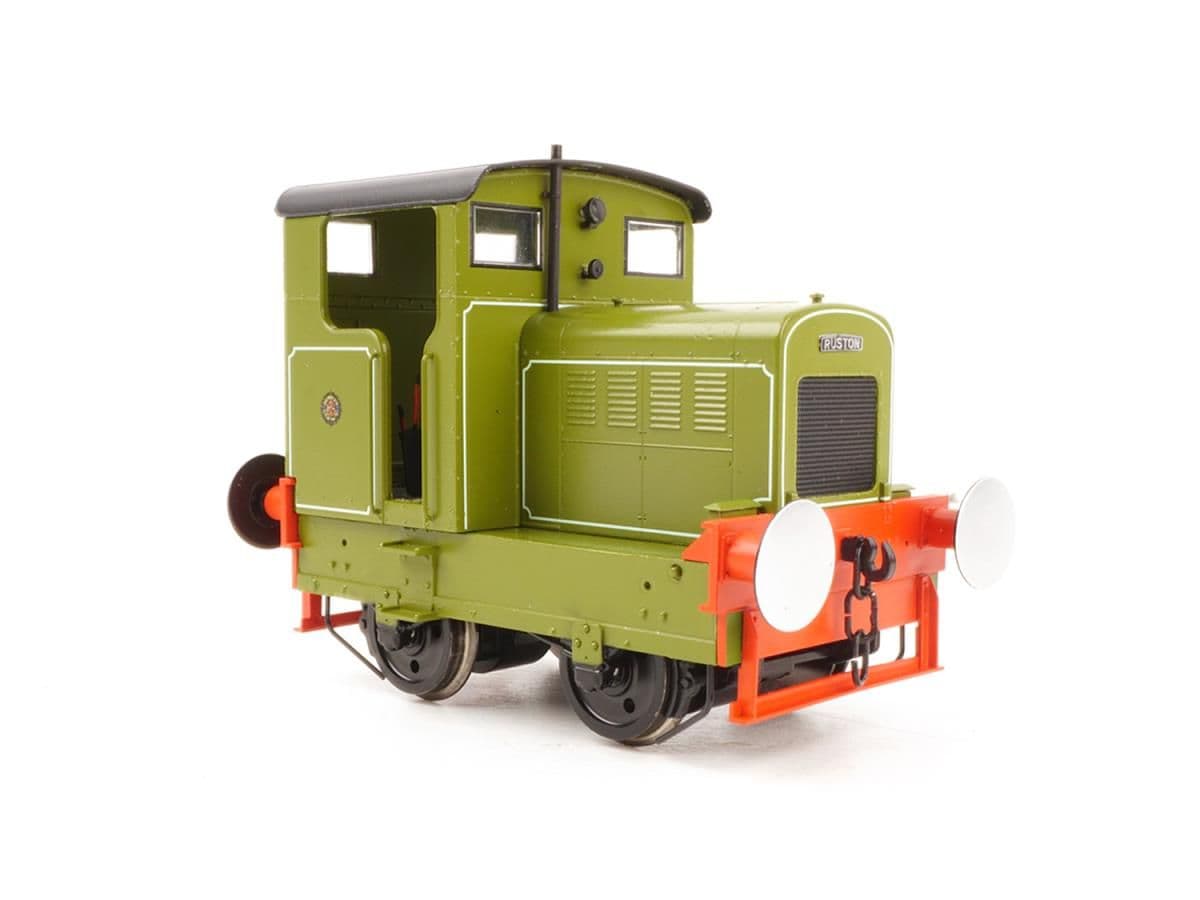 Heljan 9030 Ruston & Hornsby 48DS Open Cab Factory Lined Green, O Gauge