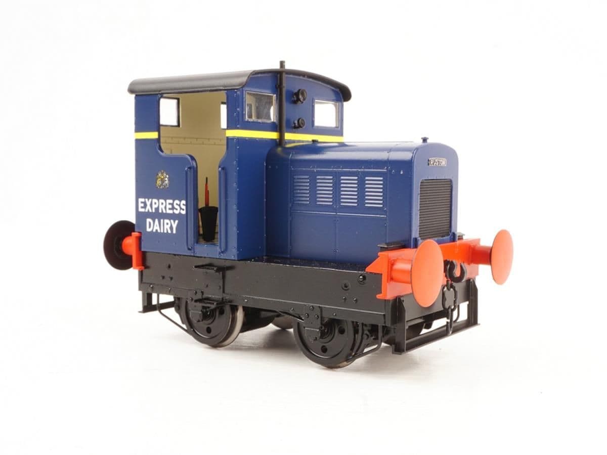 Heljan 9038 Ruston & Hornsby 48DS Open Cab Express Dairy Blue O Gauge