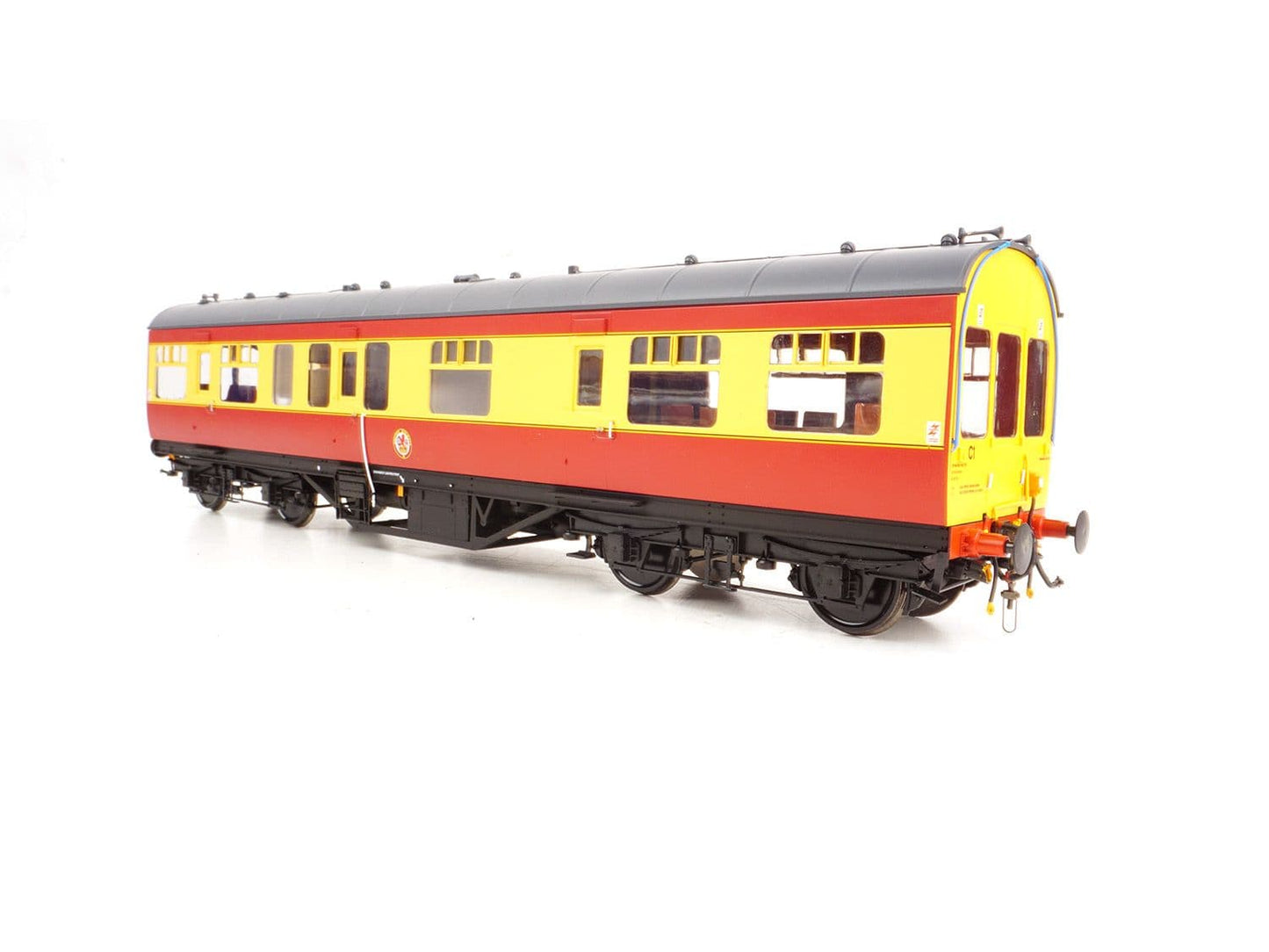Heljan 9111 50ft Inspection Saloon BR Crimson/Cream Yellow Ends , O Gauge