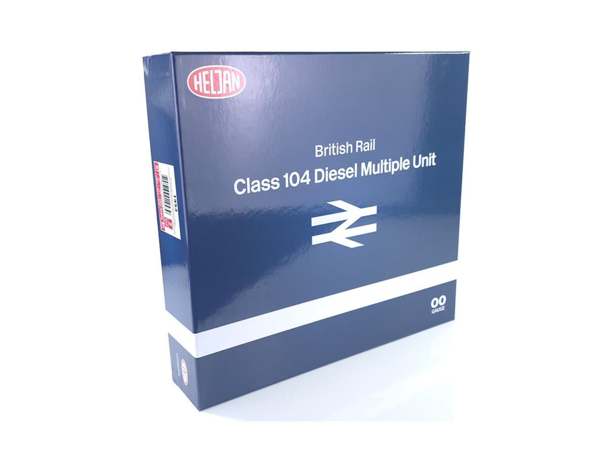 Heljan 1453 Class 104 3 Car DMU M50436/M59141/M50488 BR Blue FYE, OO Gauge