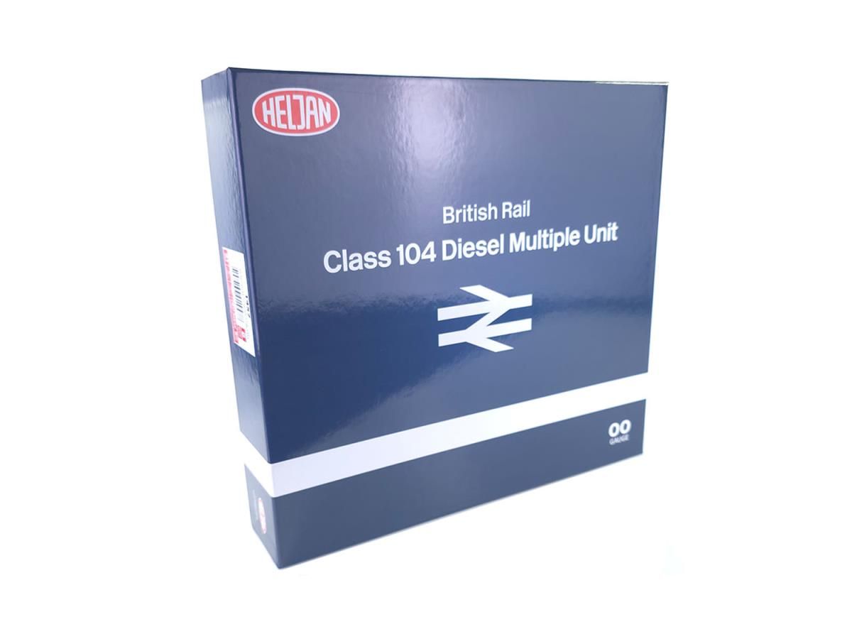 Heljan 1457 Class 104 3 Car DMU BX487 M53424/M59207/M53434 BR Blue/Grey, OO Gauge