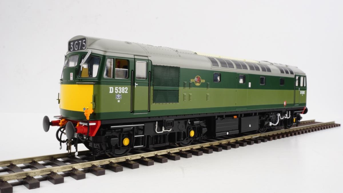 Heljan 2775 Class 27 D5382 BR Two Tone Green Small Yellow Panels, O Gauge