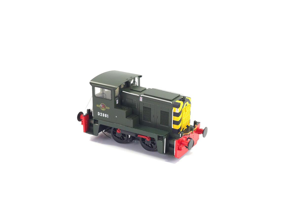 Heljan 2840 Class 02 0-4-0DH D2861 BR Green w/Red Bufferbeam , OO Gauge *LAST ONE*