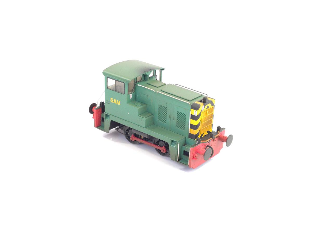 Heljan 2850 Class 02 0-4-0DH ex-D2868 'SAM' Industrial Green, OO Gauge