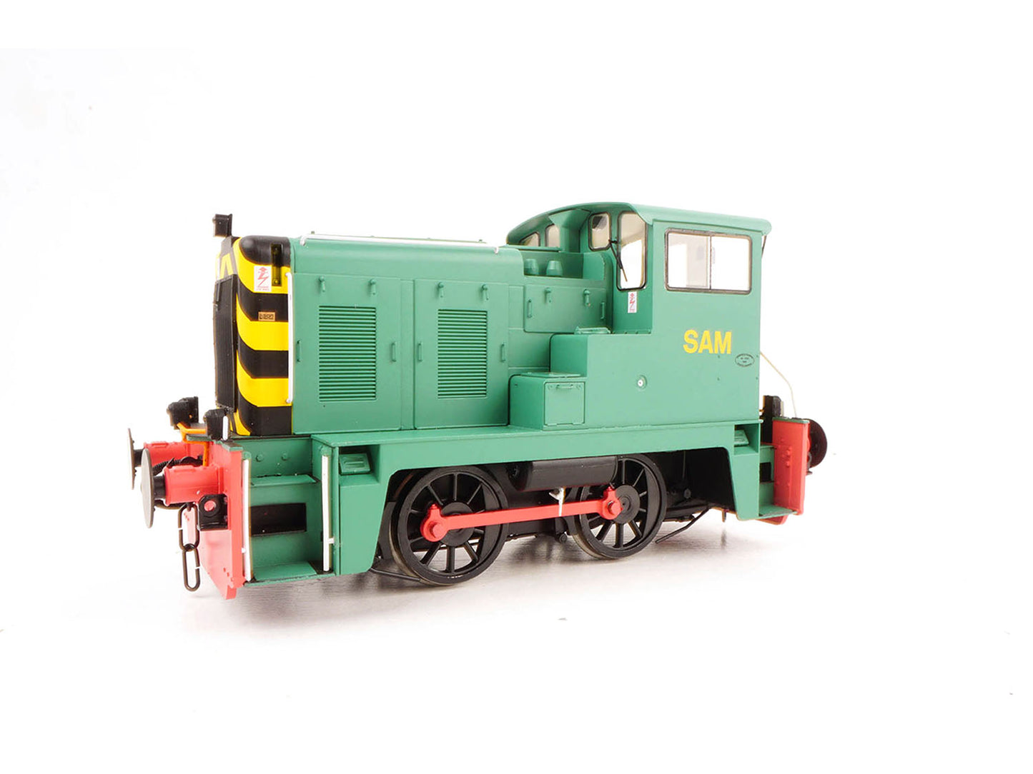Heljan 2877 Class 02 SAM (ex-D2868) Industrial Green Weathered, O Gauge
