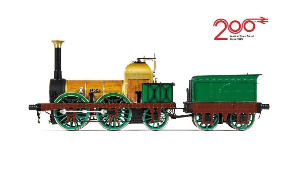 Hornby R30445 Birth of the Railways 200th Anniversary Pack Locomotion Rocket Lion, OO Gauge