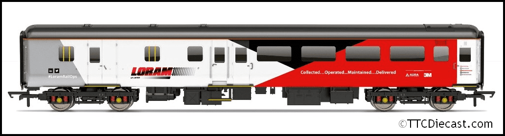 Hornby R40144 Loram, Mk2F BSO, 9525 - Era 11, OO Gauge