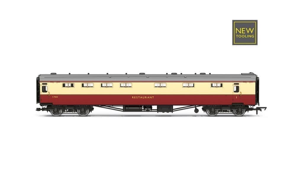 Hornby R40470 BR Kitchen and Buttery Car & Composite Restaurant, Tavern Car, White Horse 7833